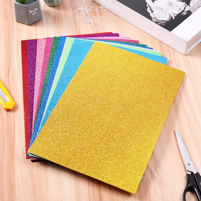 unbranded 10Ud Hojas De Espuma Eva De Colores Surtidos Para Manualidades DIY Con Flexible Y Resistente