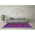 thumbnail image 3 of Ahgly Company Indoor Round Southwestern Purple Country Area Rugs, 6' Round, 3 of 4