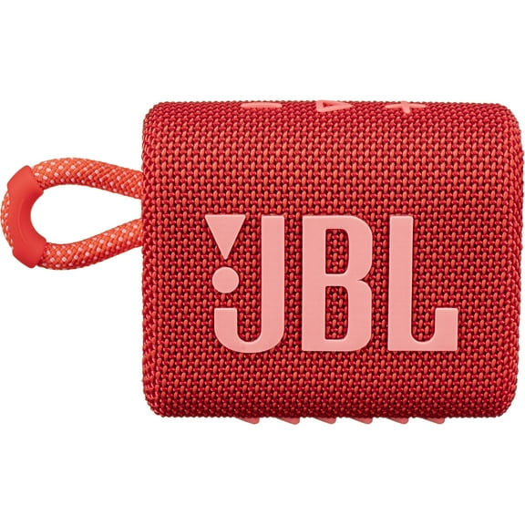 Restored JBL Go 3 - Speaker - for portable use - wireless - Bluetooth - 4.2 Watt - red (Refurbished)