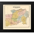 thumbnail image 2 of Beers 16x15 Black Modern Framed Museum Art Print Titled - St Georges Delaware Landowner - Beers 1868, 2 of 5