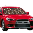 thumbnail image 2 of Kdxio Autumn Fox Print Front Windshield Sun Shade,Folding Auto Sunshade for Car Truck SUV-Medium, 2 of 5