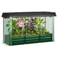 thumbnail image 1 of Outsunny Galvanized Raised Garden Bed with Crop Cage and Shade Cloth, 1 of 10