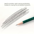 thumbnail image 3 of Graphite Pencils, 6B Drawing Pencils Drop  Multipurpose Professional  For Graphics For Sketching, 3 of 8