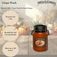 thumbnail image 2 of McCall’s Candles | Ginger Peach | 26 oz Scented Candle | USA-Poured | Vintage Rustic Jar | Sweet Peach, Brown Sugar & Ginger Spice Fragrance, 2 of 4