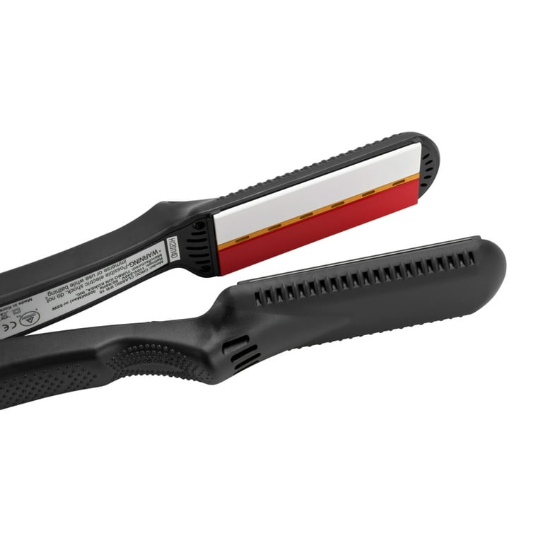 Croc Infrared Flat Iron Hair Straightener 1.5 Ceramic Comfort Handle Black  - The Family Flips