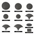 thumbnail image 2 of Supplies Drum Mute Pads Set 10Pcs Foam Drum Silencer Pads for Five Drums and Three Cymbals Jazz Drum Practice Accessories, 2 of 5
