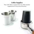 thumbnail image 4 of Yuarrent Taza dosificadora de café en polvo, recipiente de acero inoxidable con buen sellado, tapa, portafiltro, suministros de viaje, barra de cocina, Juegos de servir café y té Negro 58 mm Yuarrent HA066176-03, 4 of 6