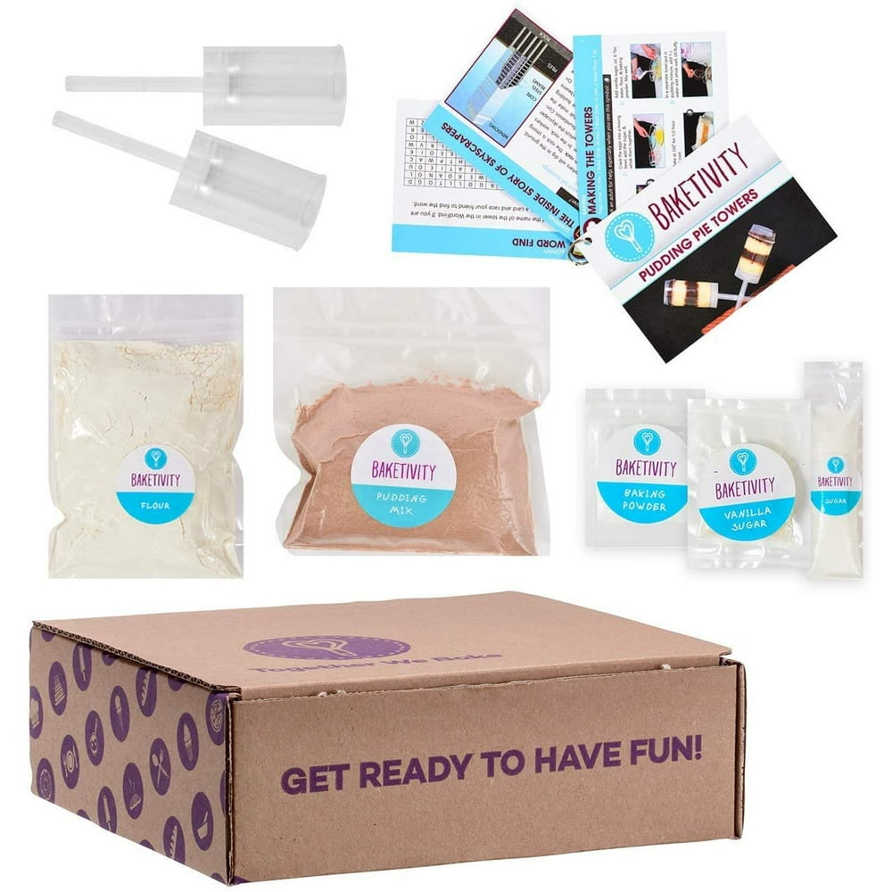 Baketivity Kids Baking Set, Meal Cooking Party Supply Kit for Teens