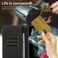thumbnail image 3 of Dteck for Samsung Galaxy S21 Ultra Case, Samsung S21 Ultra Wallet Case with 9 Card Slots, PU Leather Magnetic Flip Zipper Purse Wristlet Strap Crossbody Lanyard Kickstand Phone Case,Black, 3 of 9