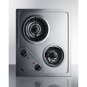 21" Wide 115V 2-Burner Coil Cooktop