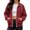 Wine, variant on Tqcoqu Women's Stand Collar Full Zip Workout Track Jackets, Lightweight Long Sleeve Sweatshirts,2026 Trendy Fall Coat with Pockets
