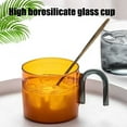 thumbnail image 4 of Glass Espresso Cup for Cappuccinos 300ml Dishwasher Safe Coffee Mug with Handle, 4 of 16