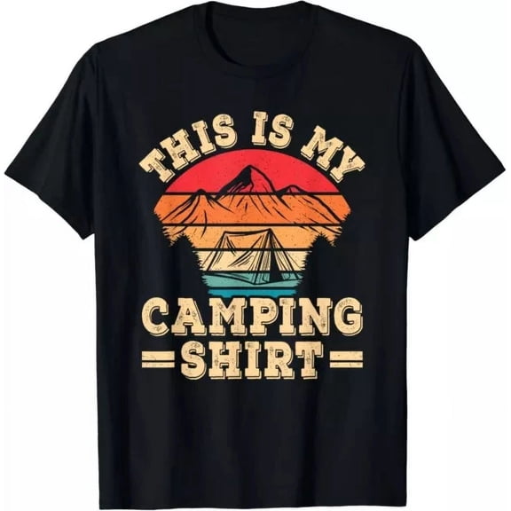 Funny Camper Camp Retro Camping Tent This Is My Camping