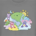 thumbnail image 2 of Junior's Care Bears Camping Bears  Graphic Tee Charcoal Small, 2 of 3