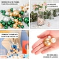 Efavormart 200Pcs Assorted Green, Gold and White Lustrous Faux Pearl ...