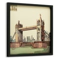 thumbnail image 2 of Empire Art Direct London Bridge Dimensional Collage Framed Graphic Art Under Glass Wall Art, 25" x 25" x 1.4", Ready to Hang, 2 of 9