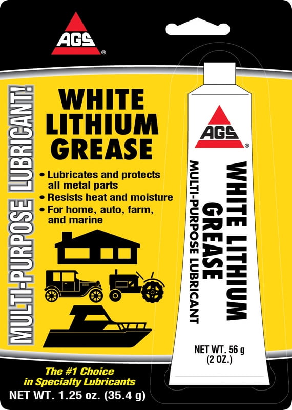 AGS LithEase White Lithium Grease 1.25 oz.