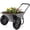 Gray, variant on Garden Wheelbarrow Cart with Built-in Stand, 2-Wheel 600 lb Capacity Utility Wagon for Yard Work, Planting & Outdoor Transport, Red