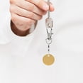thumbnail image 4 of HOOWIFFY 3Pcs Portable Metal Ring Shopping Cart Token Keychain Alloy Coin Holder for Shop Use, 4 of 8