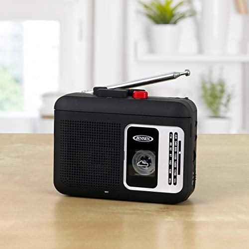 Jensen MCR-75 Personal Portátil AM/FM Radio Cassette Player/Recorder C