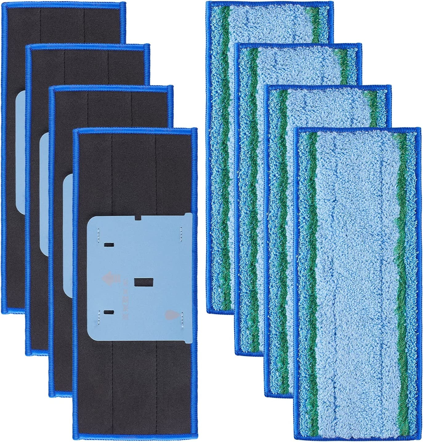 4 Pcs Upgraded Washable and Reusable Wet Mopping Pads Compatible for