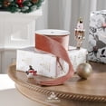 thumbnail image 5 of Rose Gold Velvet Wired Ribbon with Glitter Back 2.5 Inch Mauve Christmas Ribbon Wired Reversible Ribbon for Christmas Tree, Gift Wrapping, Crafts, Wreaths Supplies, Topper Bows (10 Yards), 5 of 7