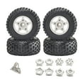 thumbnail image 4 of figatia 4 Pieces 1/8 1/10 RC Car Tires Replacement High Performance DIY Upgrade RC Spare white, 4 of 8