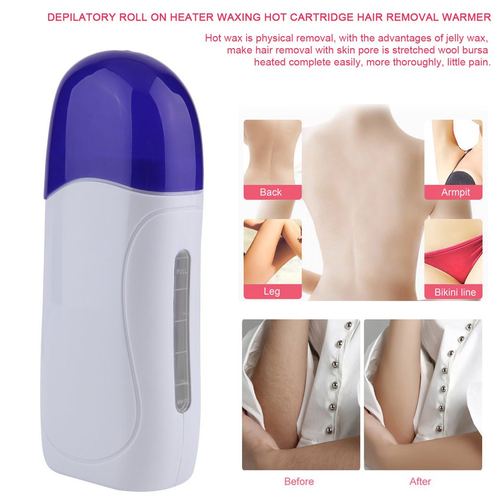 Portatble Electric Depilatory Roll On Wax Heater Roller Waxing Hot Cartridge  Body Hair Removal Depilation Waxing Machine | Walmart Canada