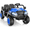 Blue, variant on SaveJoy 24V 4 Seater Ride on Toys, Powered Ride on Cars w/ Four Wheels, Electric Car with Parent Remote Control for Toddlers Kids Girls Boys, Black