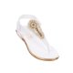 thumbnail image 5 of Sandalia Moda Verano Mujer Con Pedrería Blanco Tipo Piel blanco 24 Clasben 024D0A, 5 of 7