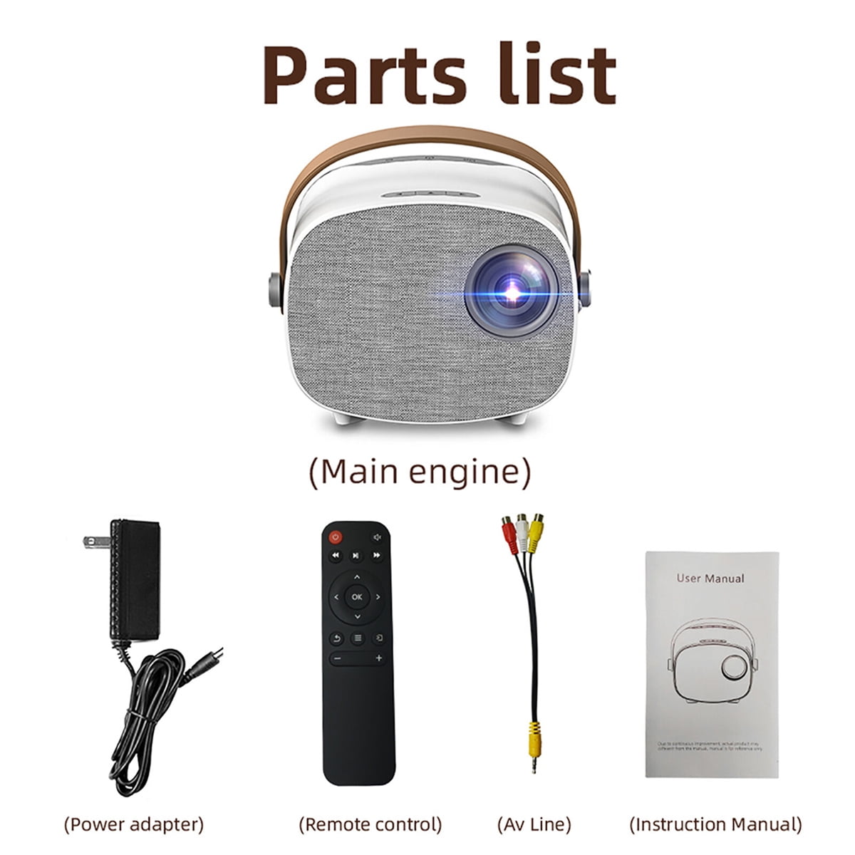 Led Home Mini Projector 4K Home Theater Smart Video Projector 1080P WIFI HD HDMI