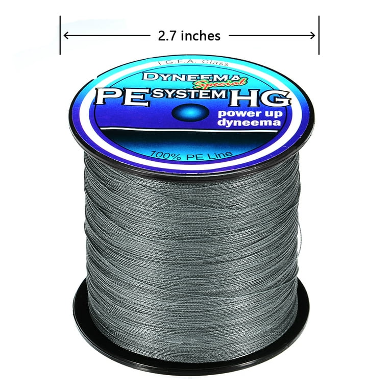 Braided Fishing Line 500M/547Yds, 20Lb To 80Lb Advanced Durable 4 Strand  Fishing Line for Saltwater & Fresh Water Surf Fishing,Bass Fishing,Fly