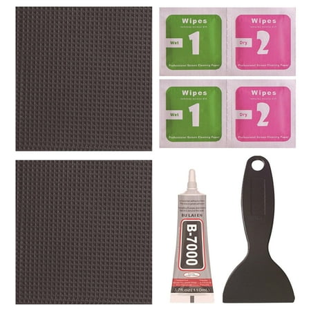 

Trampoline Patch Repair Kit | 4 x 4 inch Square Glue On Patches | Waterproof Tent Bounce House Patch Kit Repair Holes or Tears in a Trampoline Mat