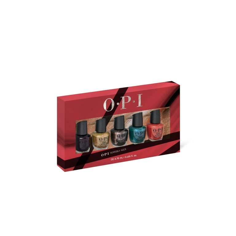 OPI Nail Lacquer Mini 10-Piece Christmas Collection, Holiday