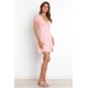 thumbnail image 5 of Cismea - Maxi Vestido de Verano para Mujer, Informal, Bohemio, Floral, Cuello en V, Manga Corta, Dobladillo con Volantes, Dividido, Vestidos Largos de Playa Cismea  falda, 5 of 8