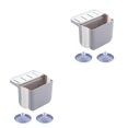 thumbnail image 2 of Naiovety Cesta de almacenamiento para fregadero, estante de almacenamiento de succión de plástico, organizador plegable para lavabo, soporte para Gris 2piezas Naiovety CBP167832, 2 of 6