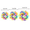 thumbnail image 3 of Woven Bell Ball Dog Toy, Teething Ring Rubber Ball With Bite-Resistant Design, Colorful Bell Ball In Small/Medium/Large Sizes, Perfect For Dogs' Teething And Entertainment, 3 of 8