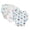 White, variant on ELAYARD 1 Set 6 Pcs 4 Layers Gauze Baby Training Pants Newborn Washable Nappy Pants Random Style