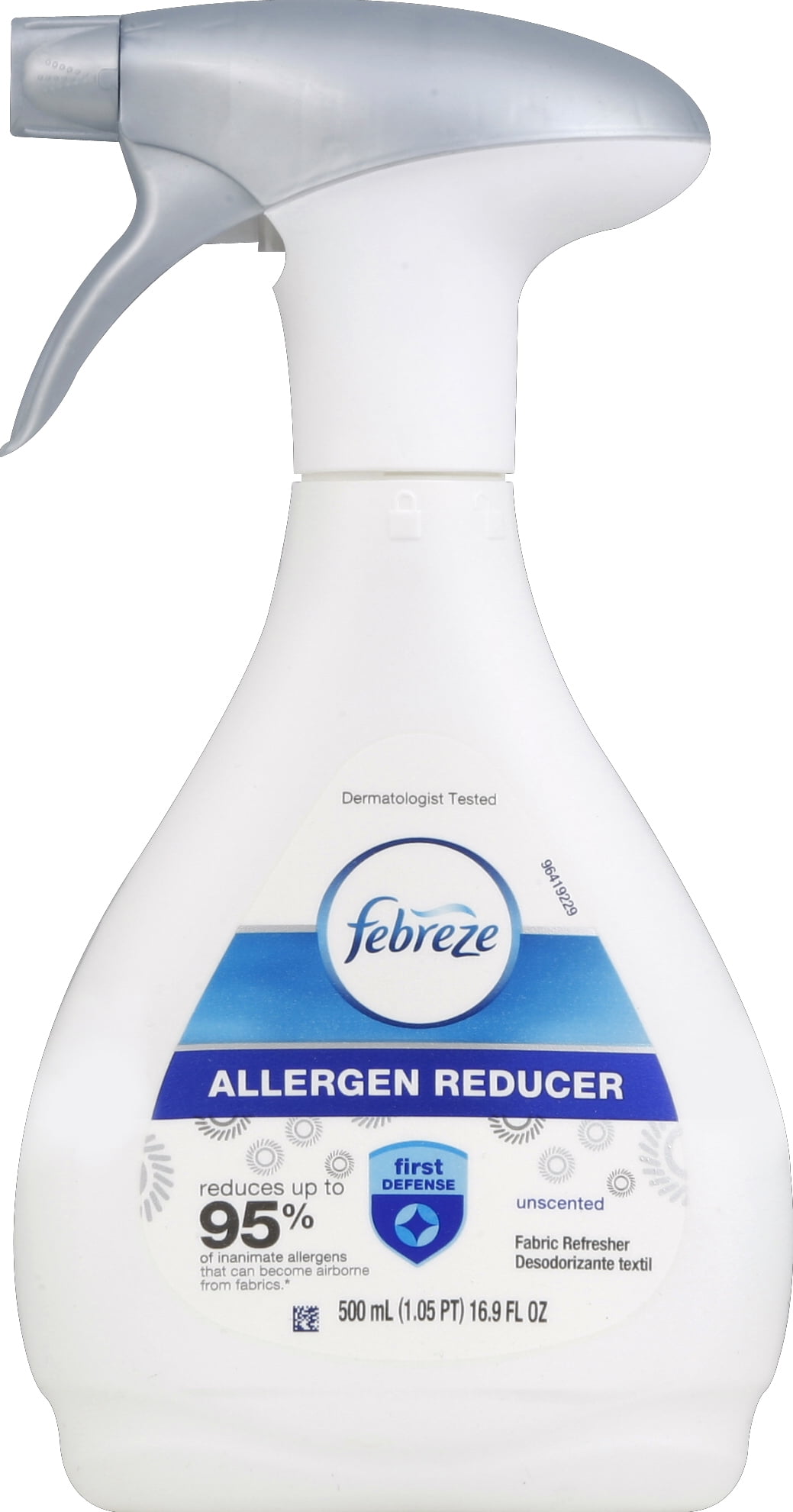 Febreze Fabric Refresher Allergen Reducer Unscented Air Freshener, 16.9 fl oz