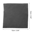 thumbnail image 5 of Unique Bargains 10 Pcs Reusable Glasses Cleaning Cloth for Glasses 3.94"x3.94" Black, 5 of 5