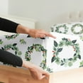 thumbnail image 5 of CGK Linens 4-Piece Christmas Holiday Sheet Set - Full Size Xmas Winter Bedding With Vibrant Festive Patterns, Wreaths, 5 of 6