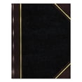 thumbnail image 3 of National® Brand 50% Recycled Black Texhide Record Book With Margin, 8 3/8" x 10 3/8", 300 Pages, 3 of 6