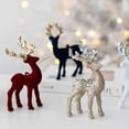 thumbnail image 2 of Bearachild Accesorios para fotos de Instagram Simulación navideña de renos brillantes para que puedas colgarlos fácilmente Kits de decoración para fiestas color champán, 2 of 6