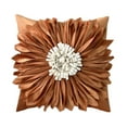 thumbnail image 2 of Latrodar Flower Pillow Cover Sunsunflower Flower High Durability Office Pillow Cover Orange 9.6x9.6 Inch Home Stuff, 2 of 5