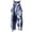 A-Blue1093, variant on XIAOCHA Womens Gingham Plaid Overall Cropped Ankle Overall Soft Cozy Casual Overalls