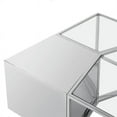 thumbnail image 3 of Inspired Home CT531-35SR-UE 15.7 x 37.4 x 37.4 in. Posh Living Kristy Coffee Table, Chrome - 3 Piece, 3 of 7