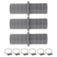 thumbnail image 4 of 3 Sets Dishwasher Waste Pipe Connector Washer Hose Extension Adapter with Clip, 4 of 8