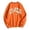 Orange, variant on Fgnfyis Sweatshirts for Women Casual Long Sleeve Cute Tunic Tops Loose Fitting Pullovers Hoodless Womens Crewneck Sweatshirt