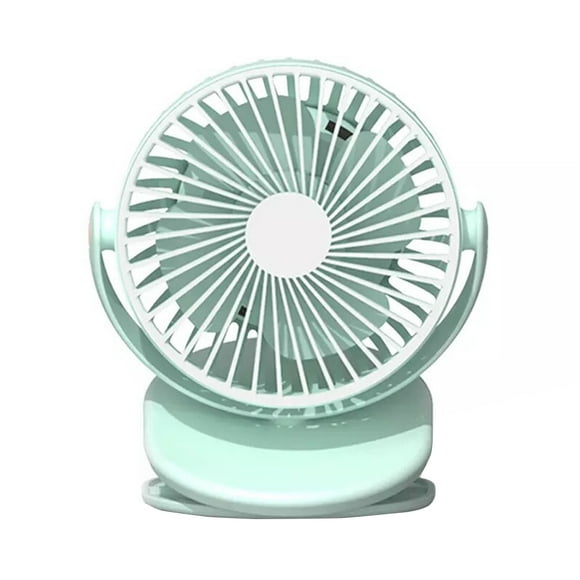 SOLOVE Clipping-on or Vertical Use Fan 360 Degree Wind Direction Type-C Charging 2000mAh Rechargeable Clip Fan 3-level Speed Silent Small Air Cooler
