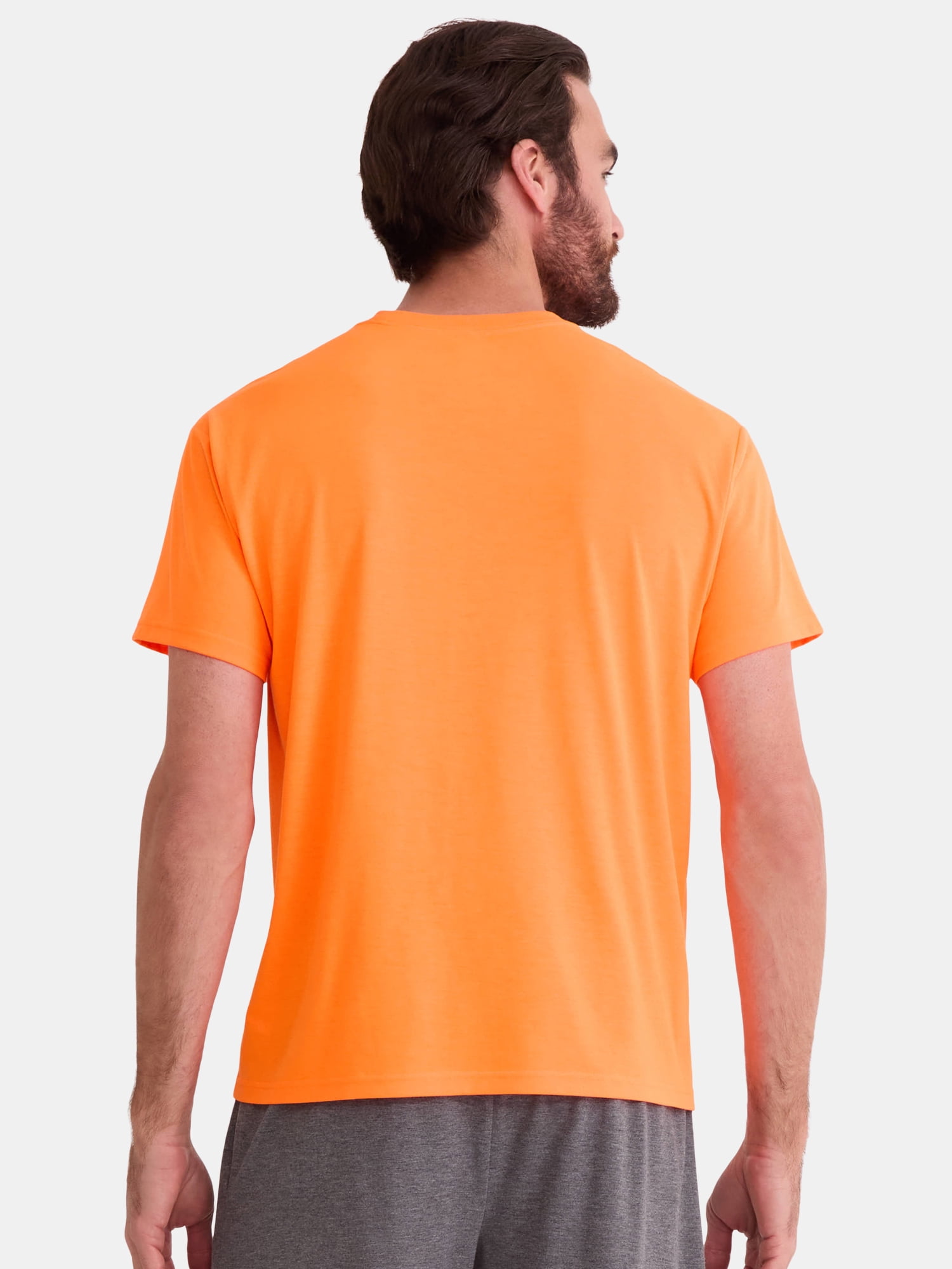 Athletic Works' Men's and Big Men's Tri Blend Tee with Short Sleeves, Sizes S-4XLT
